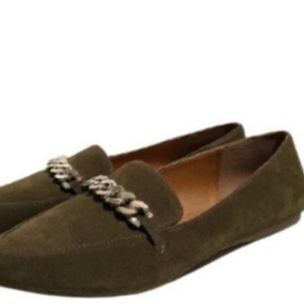 SODA Miles Gold Chain Comfort Loafer Flat